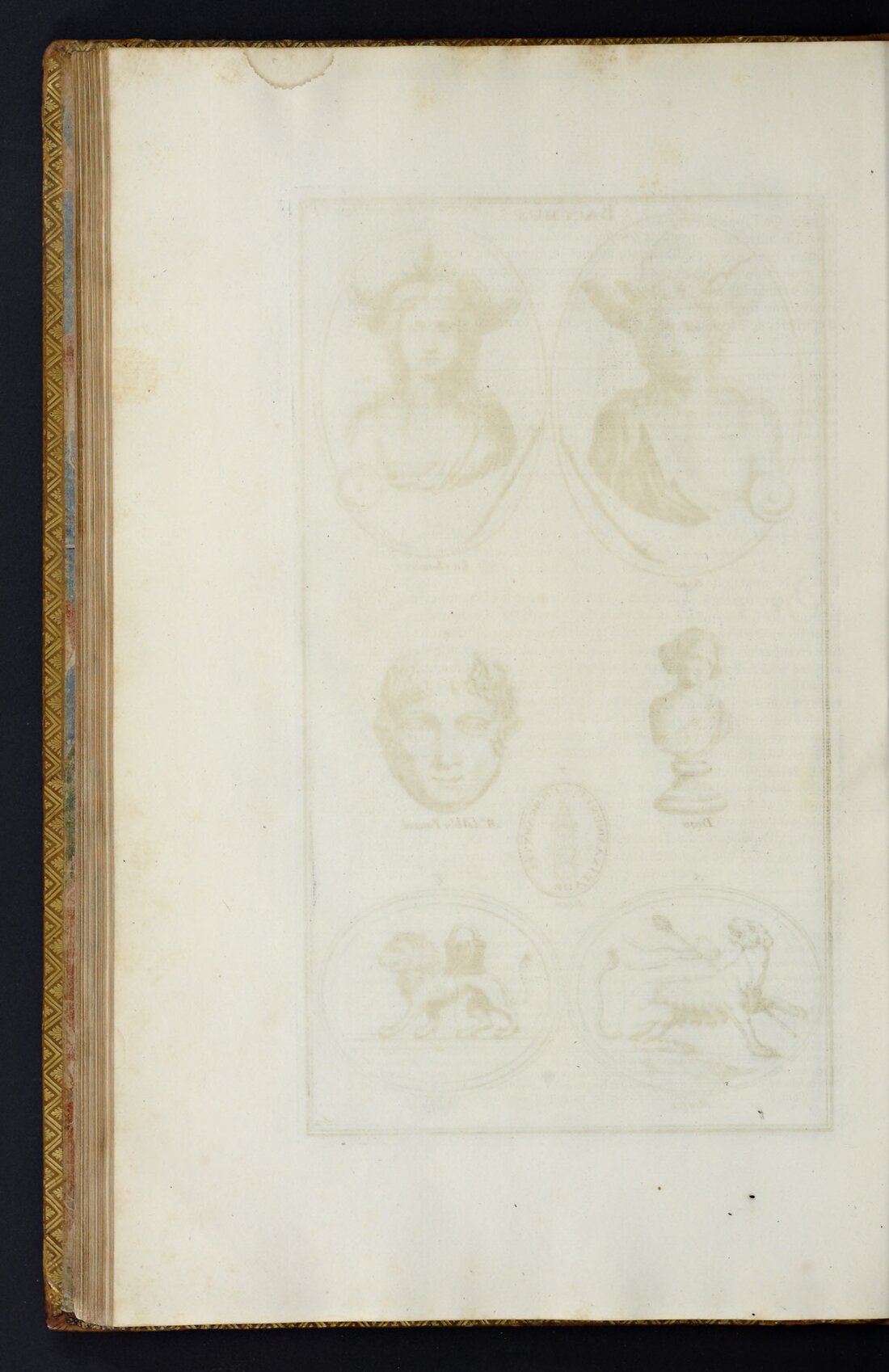Engraved busts and medals of Mercury, from Montfaucon's L'Antiquité expliquée, 1719.